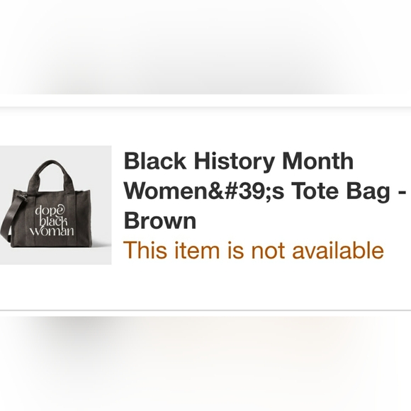 NWT Black History Month: Dope Black Woman Tote Bagπ§π½ββοΈ πβπ½ - Hard to Find - Picture 10 of 11